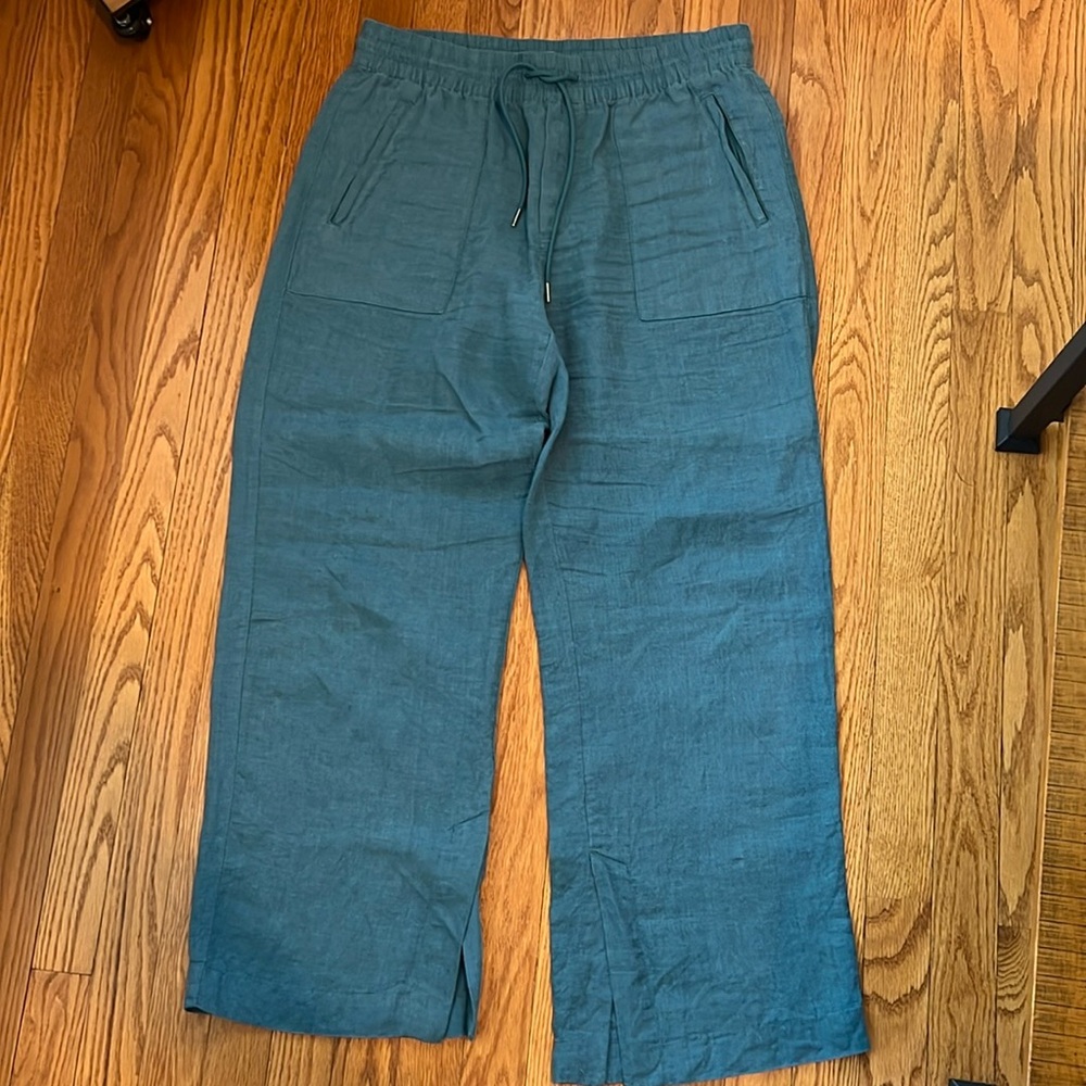 Athleta Retreat Linen Wide Leg Pants